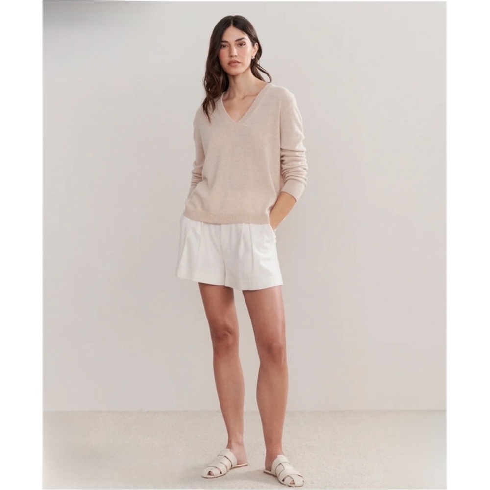 Jenni Kane Flynn V Neck Cashmere Sweater size XS